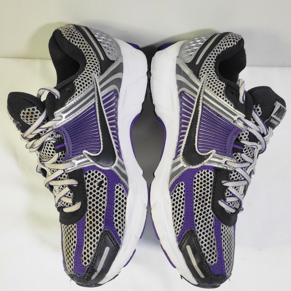 Nike Zoom Air Vomero 5 Mens 7.5 Running Shoes Silver Black Purple IM2220-095 - Picture 3 of 8